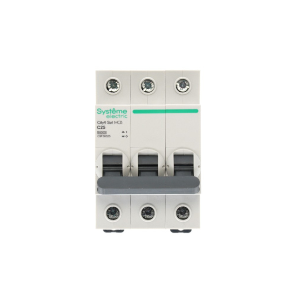 Автомат 3Р 25А C 6кА City9 Systeme Electric