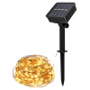 Гирлянда свд на солнечной батарее 11900мм IP55 роса 100свд желтый 8 режимов