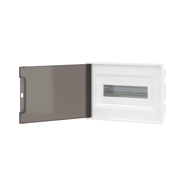 Бокс 12мод встраиваемый белый черная прозрачная дверь IP40 FRAME DKC