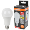 Лампа свд 220В Е27 20Вт 3000К 1600лм стандарт A70 матовая Osram LED Value black