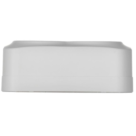 Глори белый розетка открытая 2-мест заземление IP20 