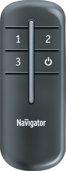 Пульт д/у+блок управления для светильников 3канала 3*1000Вт белый Navigator