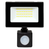 Прожектор свд 30Вт 6500К 2400лм черный IP65 110° Luma EKF датчик движения