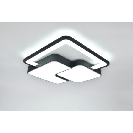 Светильник потолочный (люстра) свд 105Вт 3000К-6000К 5166лм белый/черный пульт диммер 