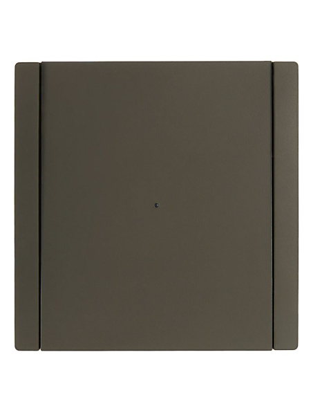 Фортепиано серый переключатель 1кл с подсветкой скрытая 10А IP20 