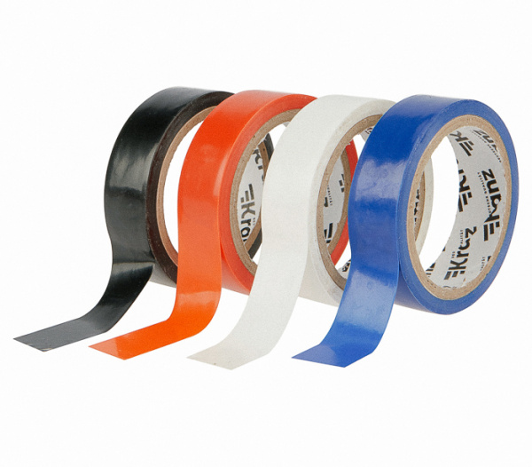 Изолента ПВХ 15мм*5м разноцветный Kranz 4цвета