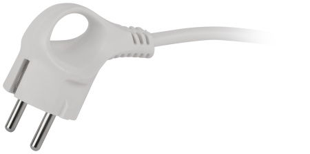 Удлинитель 2-мест 1,5м ПВС 3*0,75 белый ЭРА  Greenline