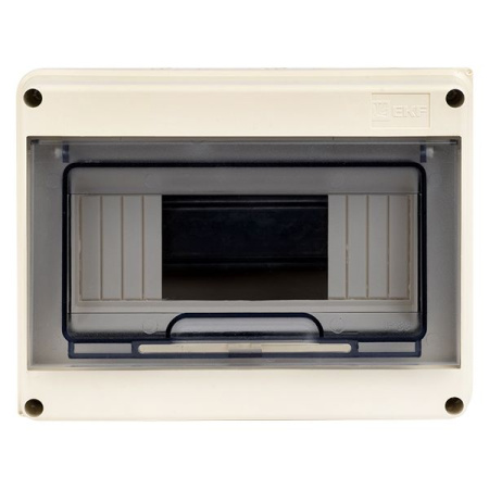 Бокс 8мод навесной серый прозрачная дверь IP65 ЩРН-ПГ EKF 