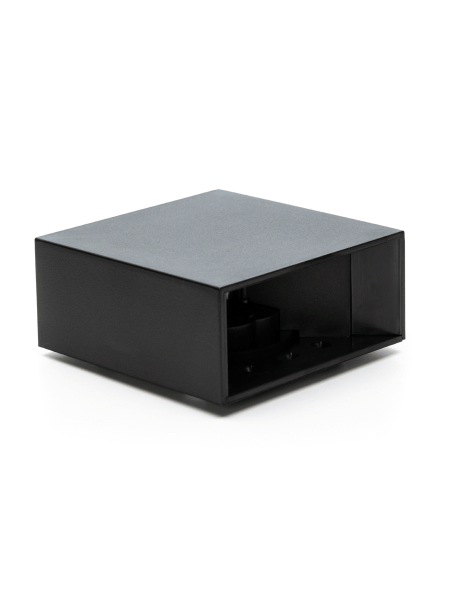 Светильник настенный 2*4Вт GU10 IP65 черный пластик Jazzway