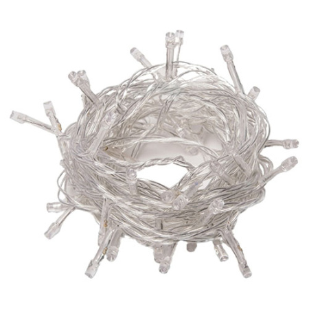 Гирлянда нить 5м зеленый 50свд с контроллером IP20 прозрачный провод 8 режимов