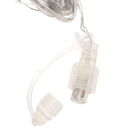 Гирлянда нить 20м теплый белый 150свд соединяемая IP44 прозрачный провод (до 5мод.) мерцание