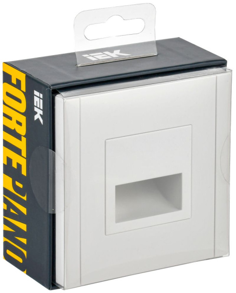 Фортепиано подсветка LED встраиваемая бел. IEK