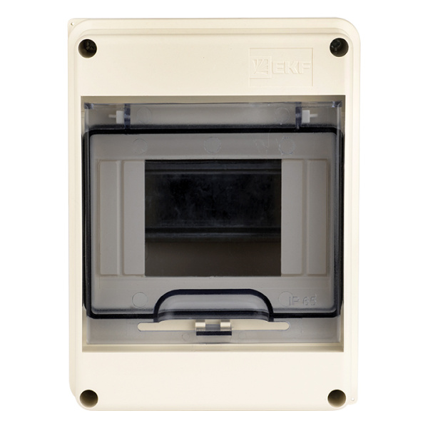 Бокс 5мод навесной серый прозрачная дверь IP65 ЩРН-ПГ EKF 
