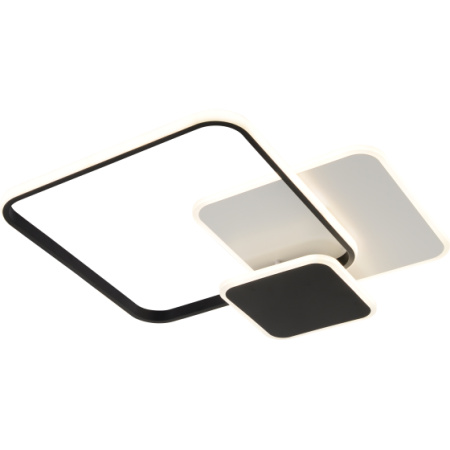 Светильник потолочный (люстра) свд 110Вт 3000К-6000К 8250лм белый/черный пульт диммер 