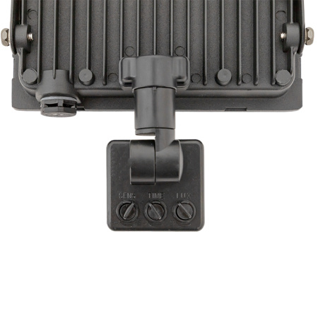 Прожектор свд 50Вт 6500К 4000лм черный IP65 110° Luma EKF датчик движения