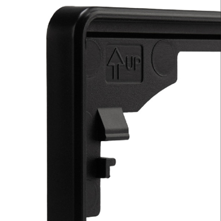 Миле Раунд черный рамка 5-ая горизонтально 