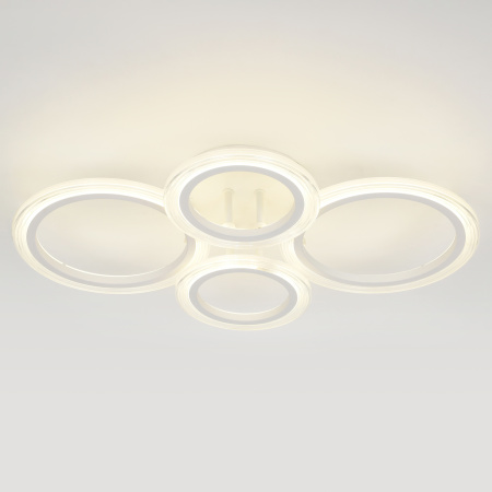 Светильник потолочный (люстра) свд 59Вт 3000К-6500К 4900лм белый пульт