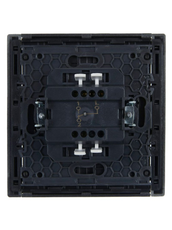 Фортепиано сталь переключатель 1кл скрытая 10А IP20 