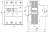Дифавтомат 4Р 20А C 30мА 6кА АВДТ34 4мод IEK
