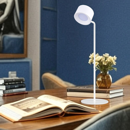 Светильник настольный свд 2,2Вт 4000К 80лм белый подставка, прищепка, настенный USB аккумулятор Osra