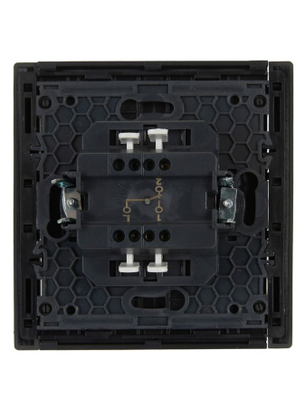 Фортепиано серый переключатель 1кл скрытая 10А IP20 