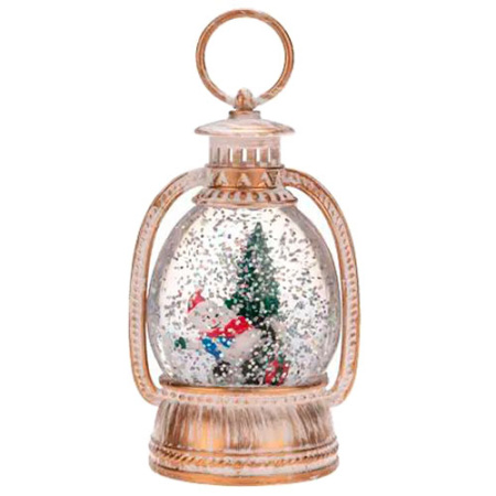 Светильник "Фонарик со Снеговиком" 7,8х6,4х12,8смсм свд белый