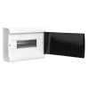 Бокс 12мод навесной белый чёрная дверь IP41 ЩРН-П EKF Basic