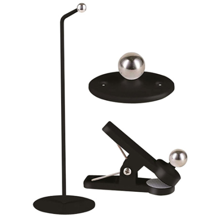 Светильник настольный свд 3,2Вт 4000К 80лм черный подставка, прищепка, настенный USB аккумулятор Osr