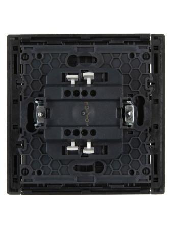 Фортепиано серый выключатель 1кл скрытая 10А IP20 