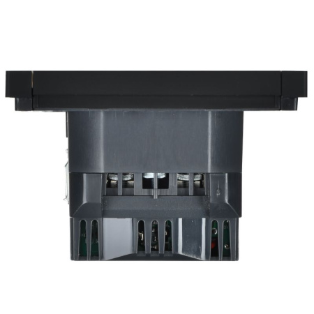 Фортепиано черный механизм розетки скрытая 1-мест заземление шторки USB IP20 