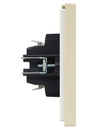 Фортепиано ваниль переключатель 2кл с подсветкой скрытая 10А IP20 