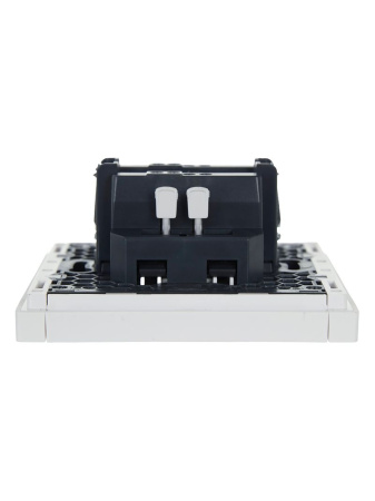 Фортепиано белый переключатель 1кл скрытая 10А IP20 