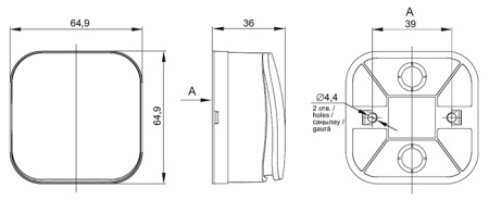 Глори дуб выключатель 1кл открытая 10А IP20